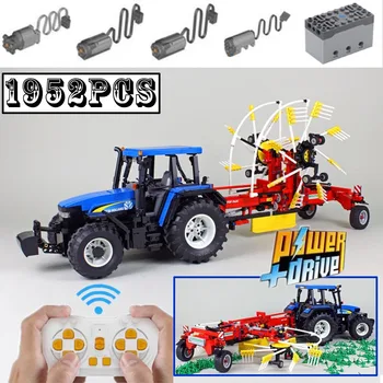 Нова мащабна модел ферма 1:17 Pottinger TOP 762C, жътварка, трактор, градивен елемент, играчка за отдалечен монтаж, подарък за момче на рожден ден