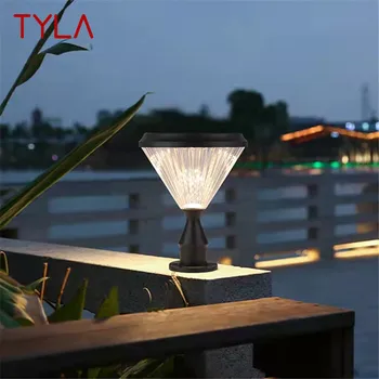 Слънчевата пощенска лампа TYLA, модерна творческа външно осветление порта, водоустойчив led за вътрешен двор, градина, тераса, веранда