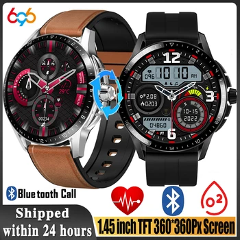 Смарт часовник със син Зъб, мъжки Умни часовници, ЕКГ, кръвно налягане, Кислород, сърдечната Честота, Уведомяване за съобщение GT4 PRO Sports Водоустойчив
