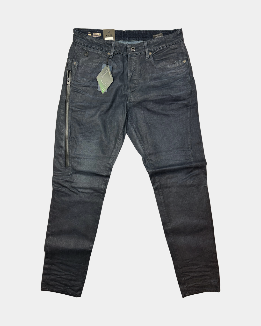 G-Star RAW Citishield 3D Slim Tapered tummansininen – W34/L34, uusi