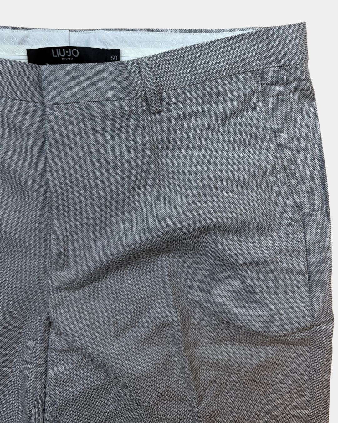 Liu Jo Uomo housut harmaa – koko 50, erinomainen kunto