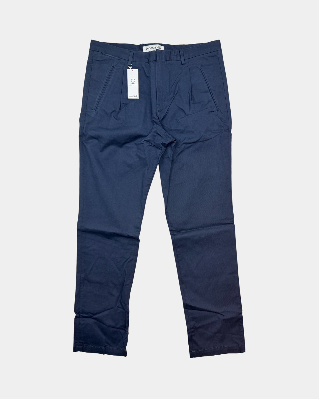 Lacoste chinot tummansininen – FR 44 / US 34, uusi