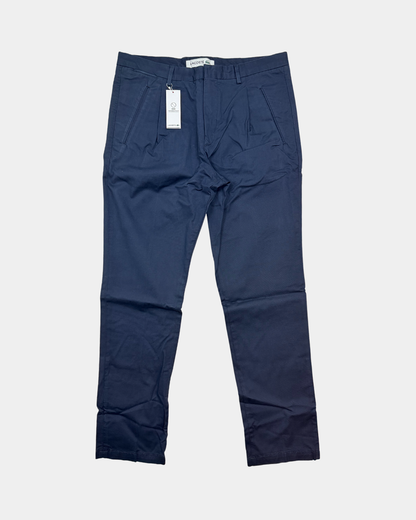 Lacoste chinot tummansininen – FR 44 / US 34, uusi
