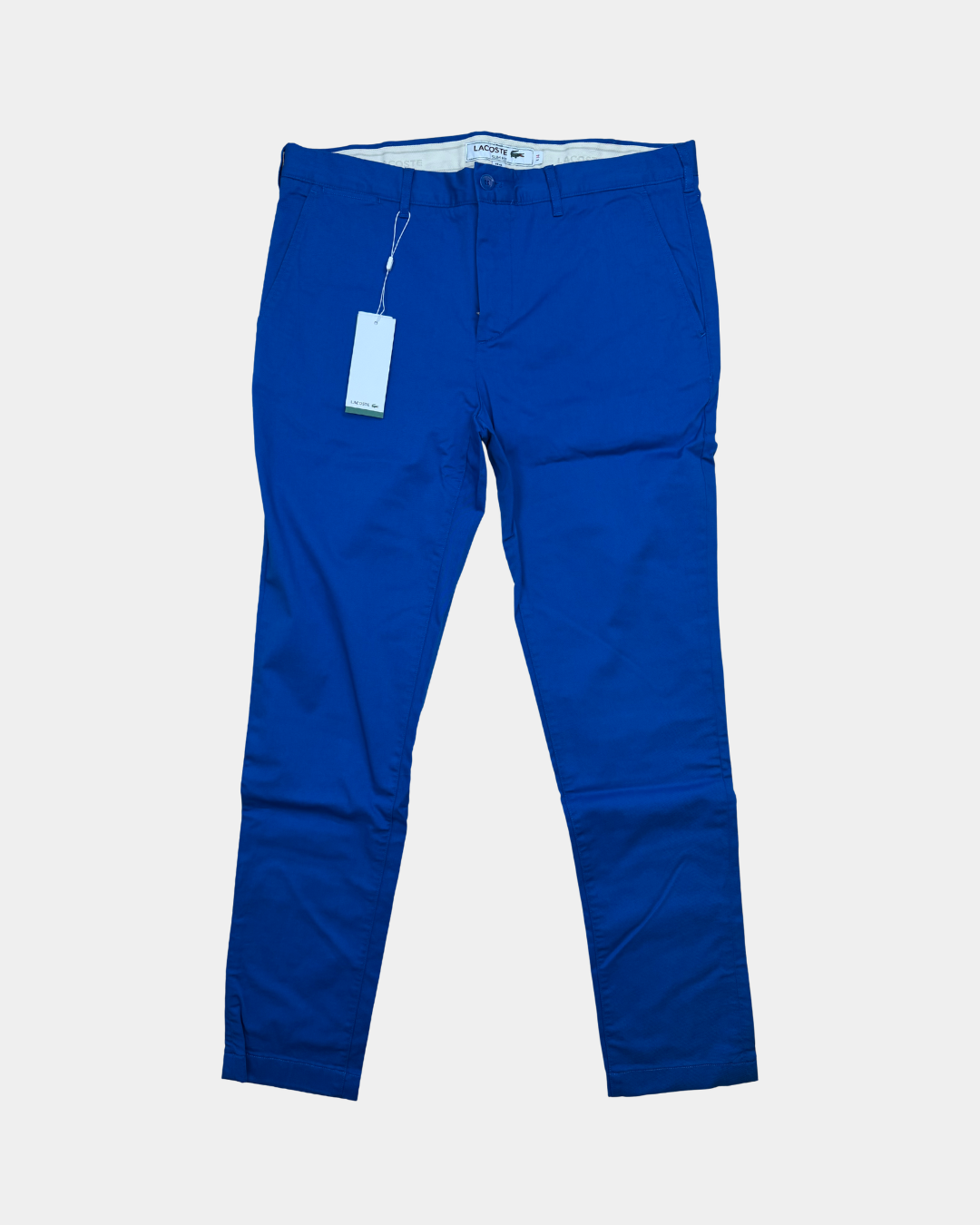 Lacoste Slim Fit chino sininen – FR 46 / US 36, L34, uusi
