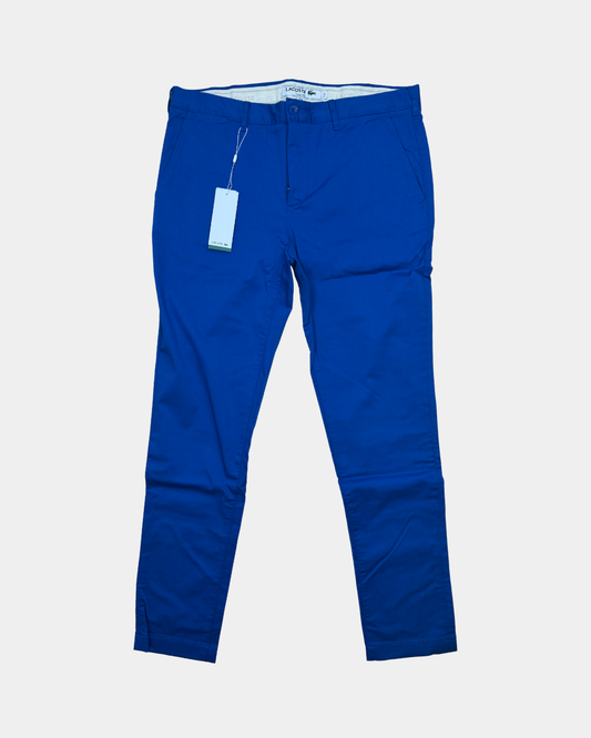 Lacoste Slim Fit chino sininen – FR 46 / US 36, L34, uusi