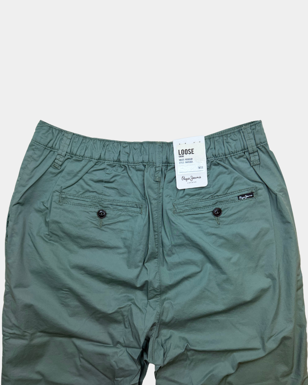 Pepe Jeans Breezer Loose Chino khaki – W32/L32, uusi