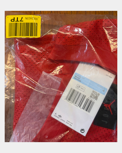 Jordan Zion mesh-pelipaita, punainen, koko M – uusi, hintalappu kiinni