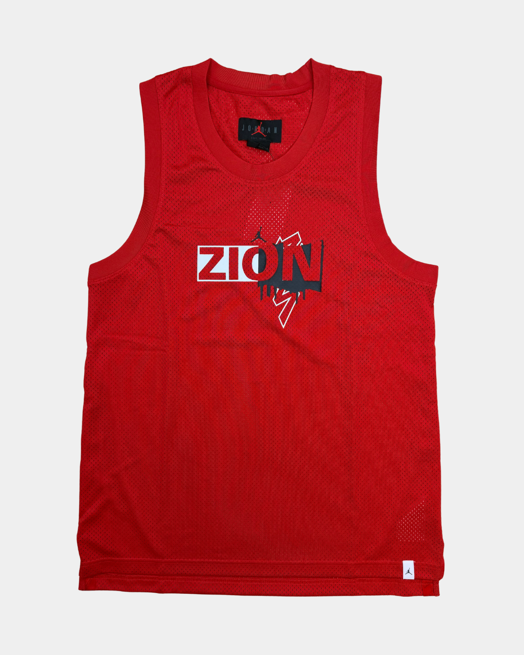 Jordan Zion mesh-pelipaita, punainen, koko M – uusi, hintalappu kiinni