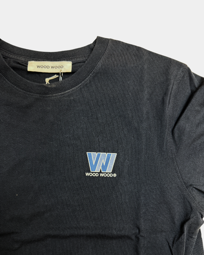 Wood Wood Sami W Logo T-paita, navy, koko S – uusi, hintalappu kiinni