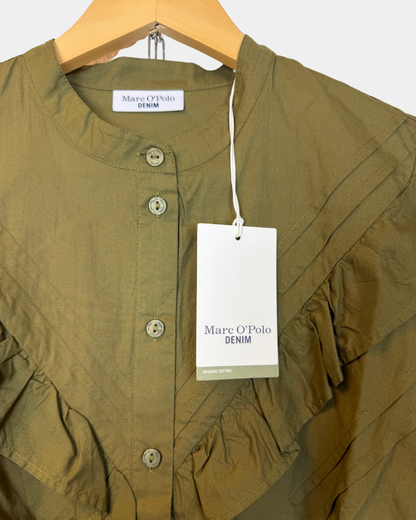 Marc O'Polo Denim röyhelöpusero, oliivinvihreä, koko XL – uusi, hintalappu kiinni