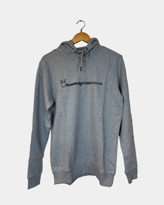 KnowledgeCotton Apparel huppari, harmaa melange, koko S – uusi