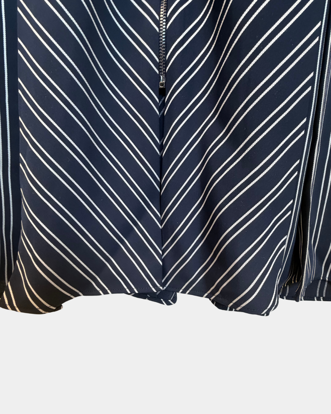 Ted Baker Elissie -midimekko, tummansininen raita, koko 1 (UK 8 / EU 36)