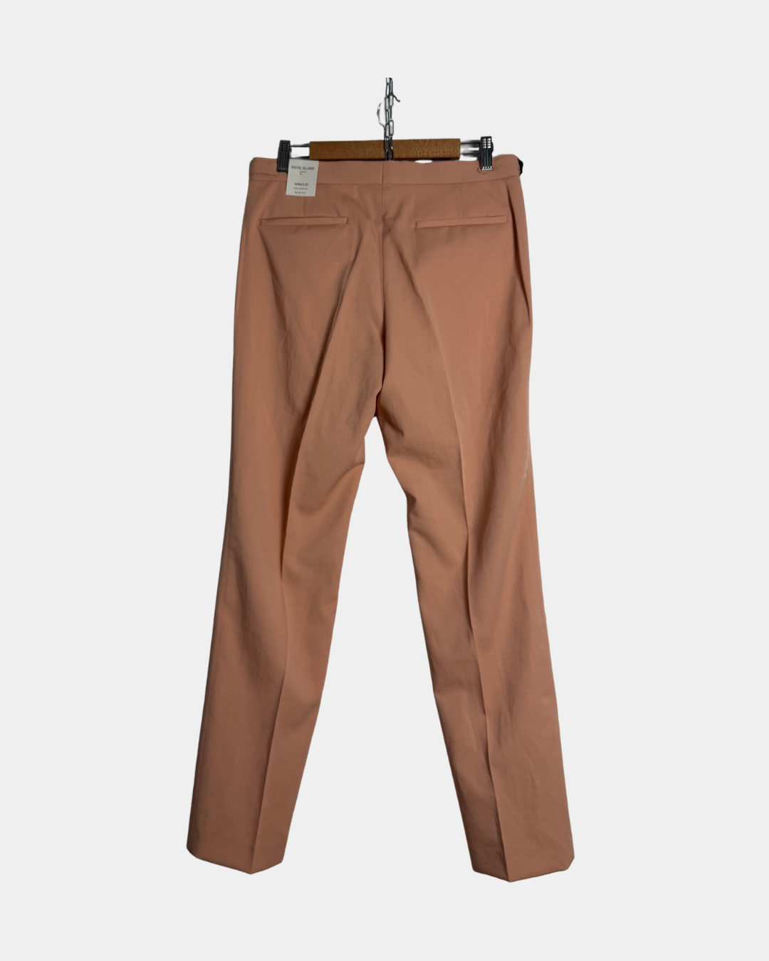 River Island Smart puvunhousut, vaaleanoranssi – koko UK 30R (EUR 76R), uusi