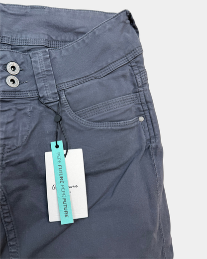 Pepe Jeans Venus naisten housut tummanharmaa – W27/L32, uusi