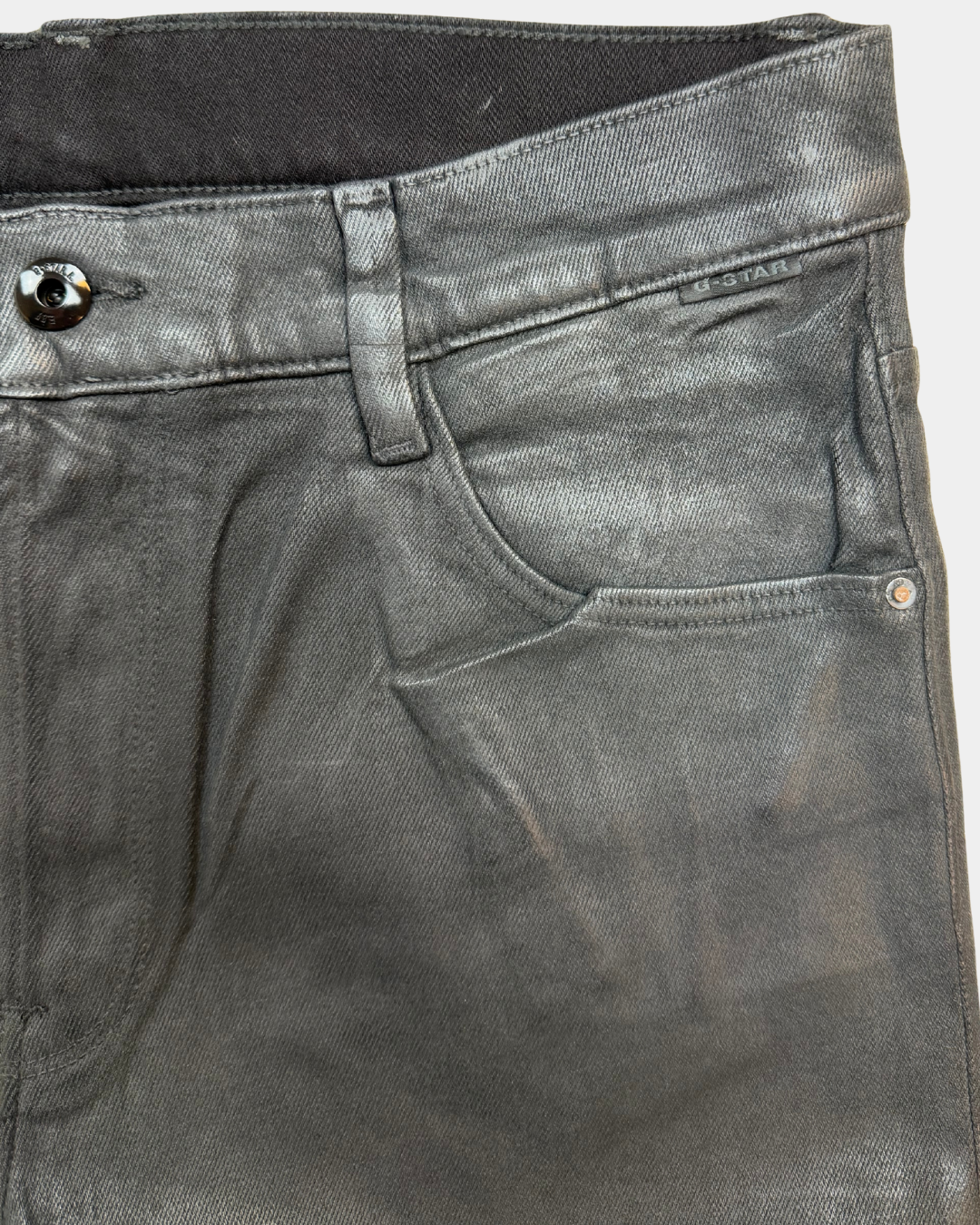 G-Star RAW Virjinya Slim – musta coated denim – W29/L32 – uusi