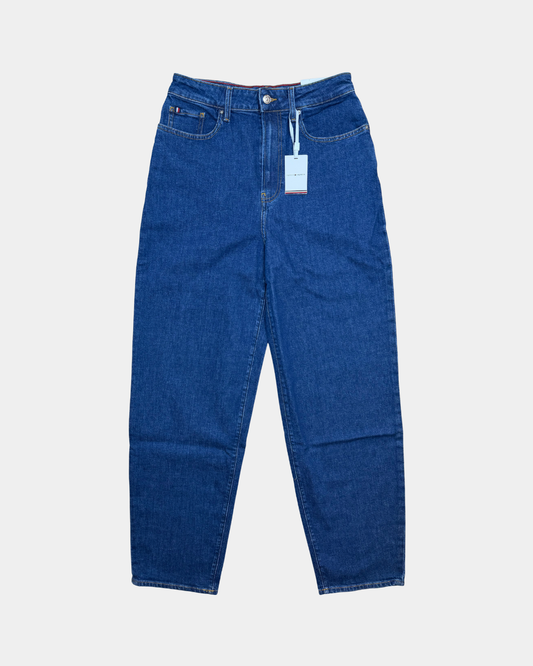 Tommy Hilfiger Balloon High Waist farkut sininen – W28/L32, uusi