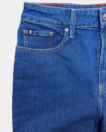 Tommy Hilfiger Balloon High Waist farkut sininen – W28/L32, uusi