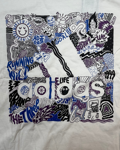 Adidas Graphic Tee – valkoinen / 2XL